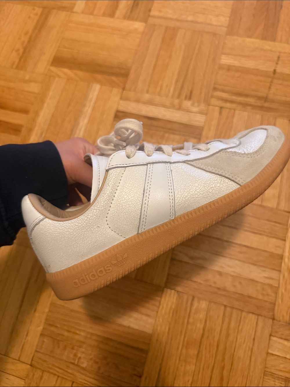 adidas White & Gum german army Sneakers